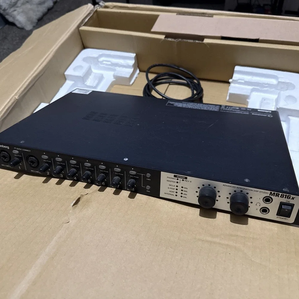 Steinberg MR816x Studio Audio Interface Advanced Integration Tested w/power cord